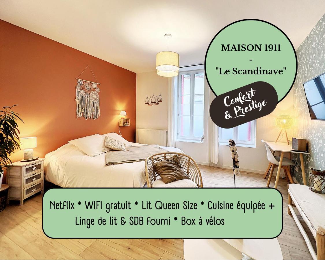 Appart Le Scandinave - Maison 1911 - Confort & Prestige Gien Extérieur photo